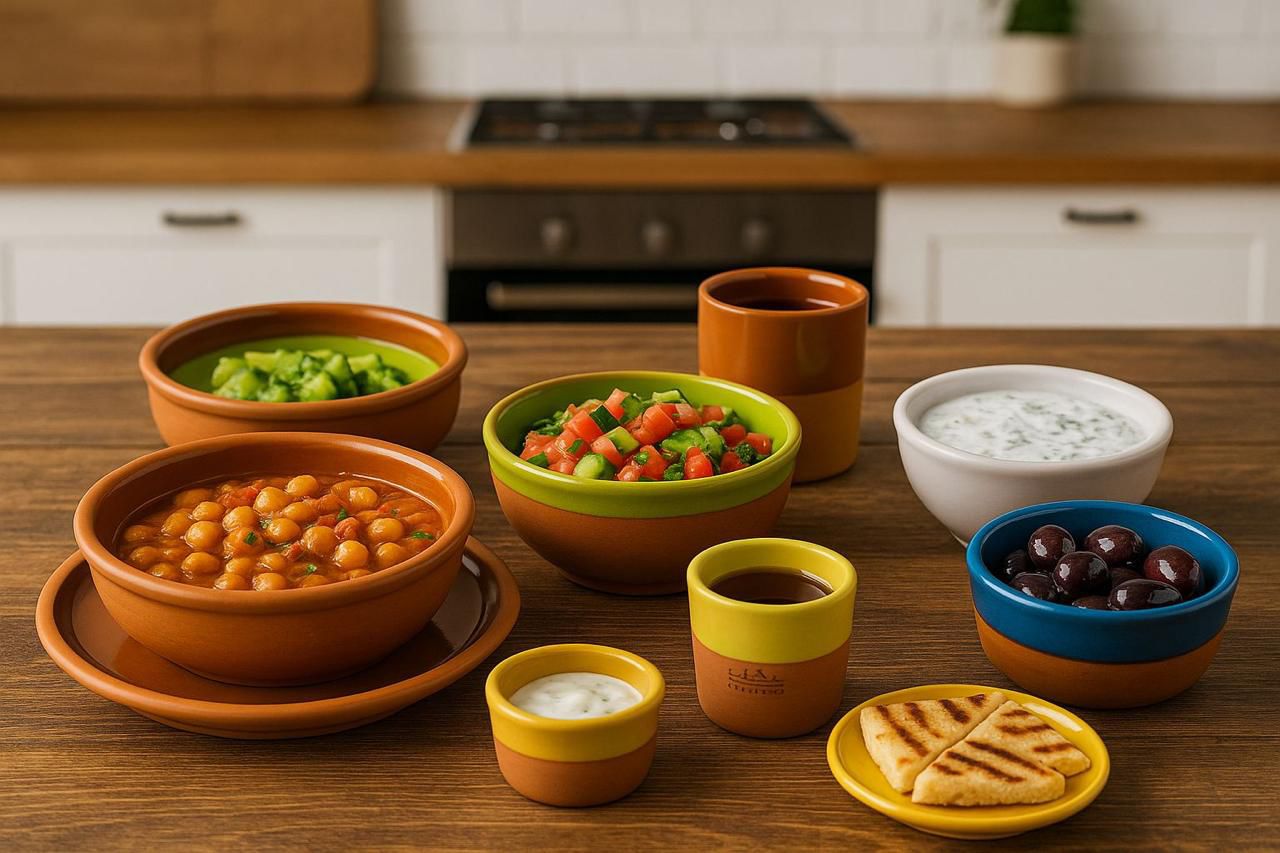 Traditional Moroccan pottery craftsmanship